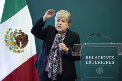 La canciller mexicana, Alicia Bárcena. Foto de EFE/ José Méndez.