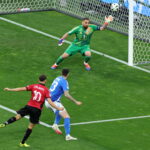 Nedim Bajrami, marcó el gol de Albania ante Italia. Foto de EFE/ EPA/ GEORGI LICOVSKI.
