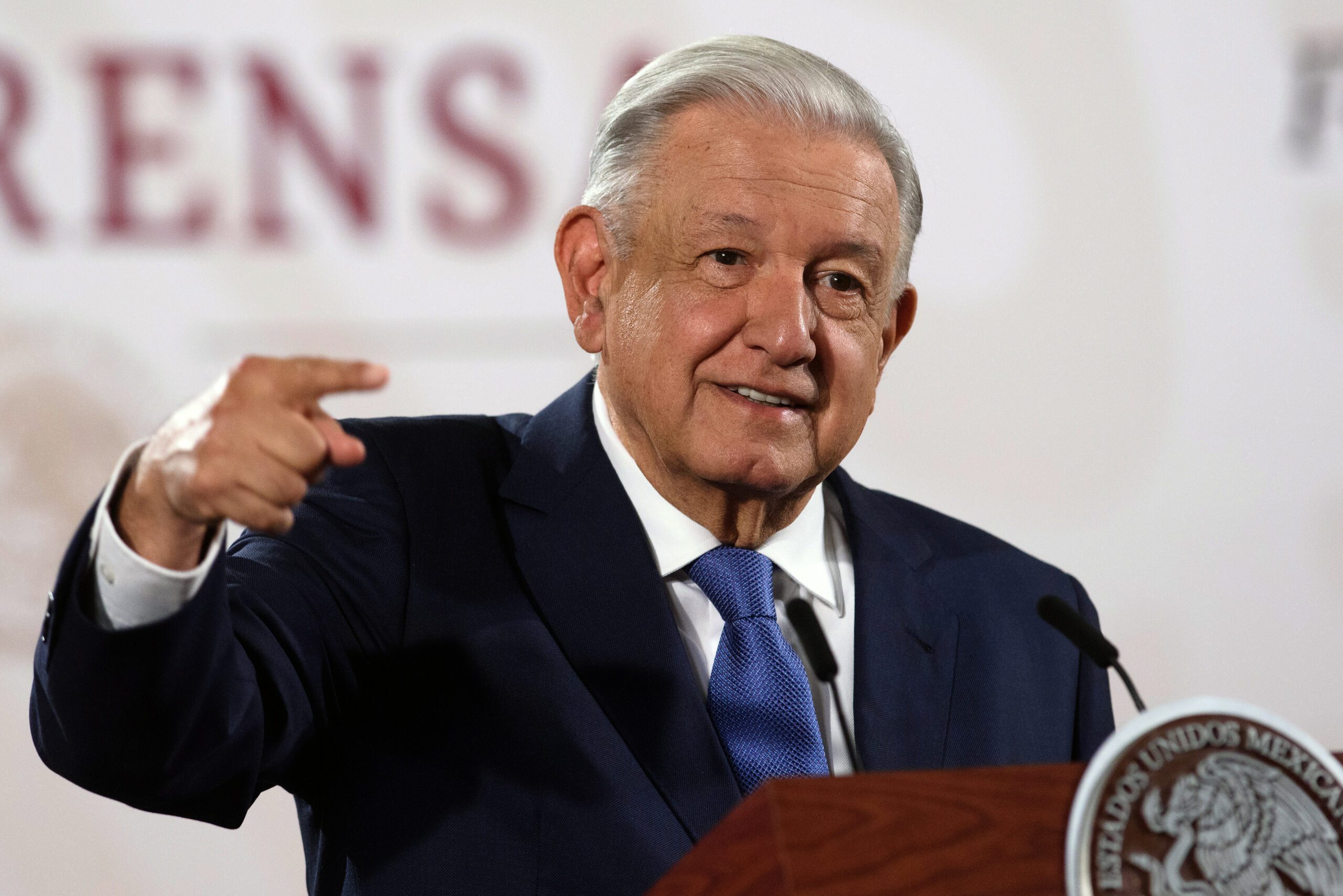 El presidente Andrés Manuel López Obrador. Foto de EFE/ Presidencia de México.