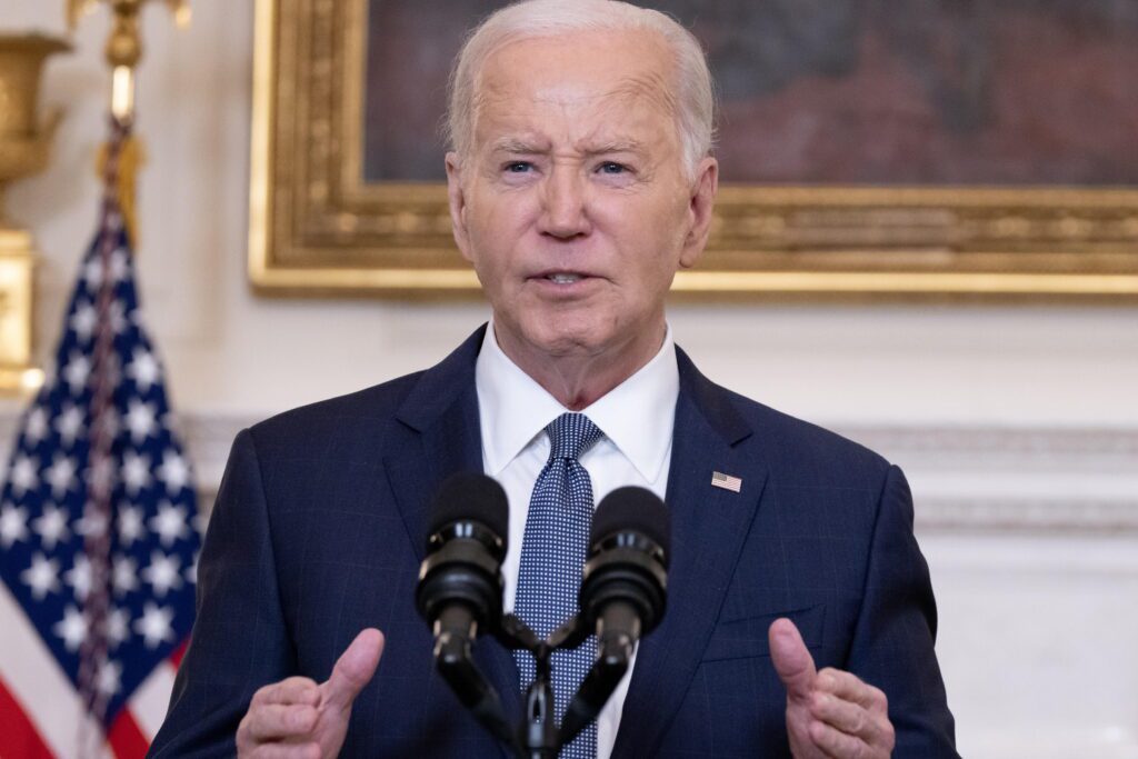 Joe Biden, presidente de Estados Unidos. Foto de EFE/ EPA/ MICHAEL REYNOLDS / POOL