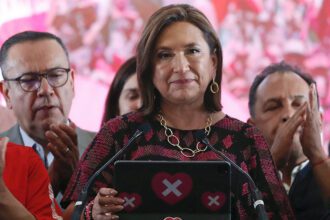 La candidata presidencial opositora, Xóchitl Gálvez. Foto de EFE/ Sáshenka Gutiérrez.