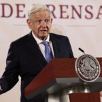 El presidente López Obrador. Foto de EFE/ José Méndez.