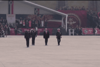 Desfile Civico Militar en la Ciudad de Mexico