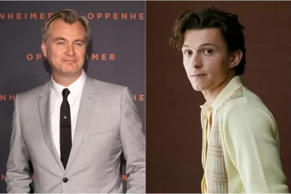 Christopher Nolan y Tom Holland