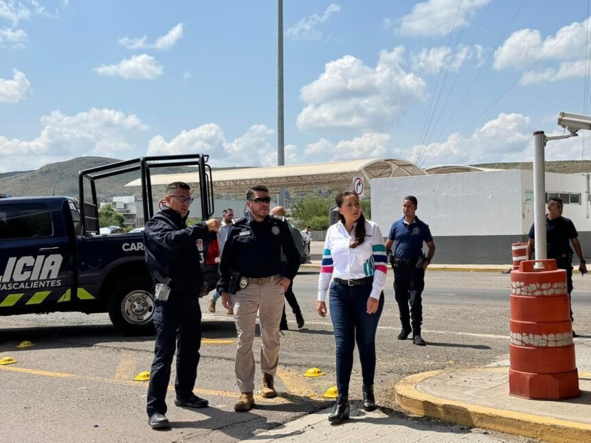 Tere Jimenez Jefe Platino Supervisión Puerta Norte. Foto: Gobierno del Estado de Aguascalientes.