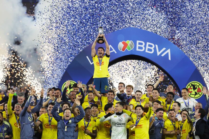 Águilas del América consiguen el tricampeonato. Foto: Agencia EL UNIVERSAL/Carlos Mejía/RDB.