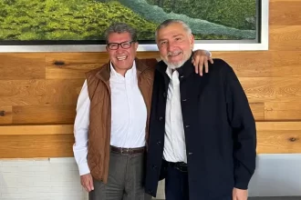 Adán Augusto López y Ricardo Monreal. Foto: X.com