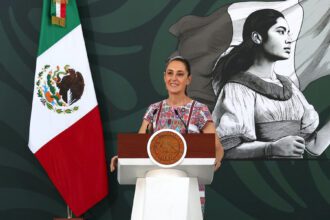 La presidenta de México, Claudia Sheinbaum Pardo, en Acapulco, Guerrero. Foto: JLMNticias / Presidencia.