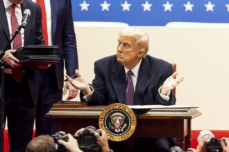 El presidente de Estados Unidos, Donald Trump. Foto: JLMNoticias / EFE/ALLISON DINNER.