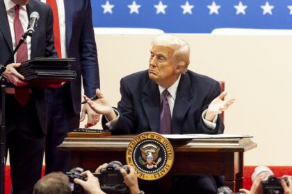 El presidente de Estados Unidos, Donald Trump. Foto: JLMNoticias / EFE/ALLISON DINNER.