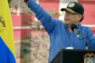 El presidente de Colombia, Gustavo Petro, en Ocaña, Colombia. Foto de JLMNoticias / EFE/ Presidencia de Colombia.