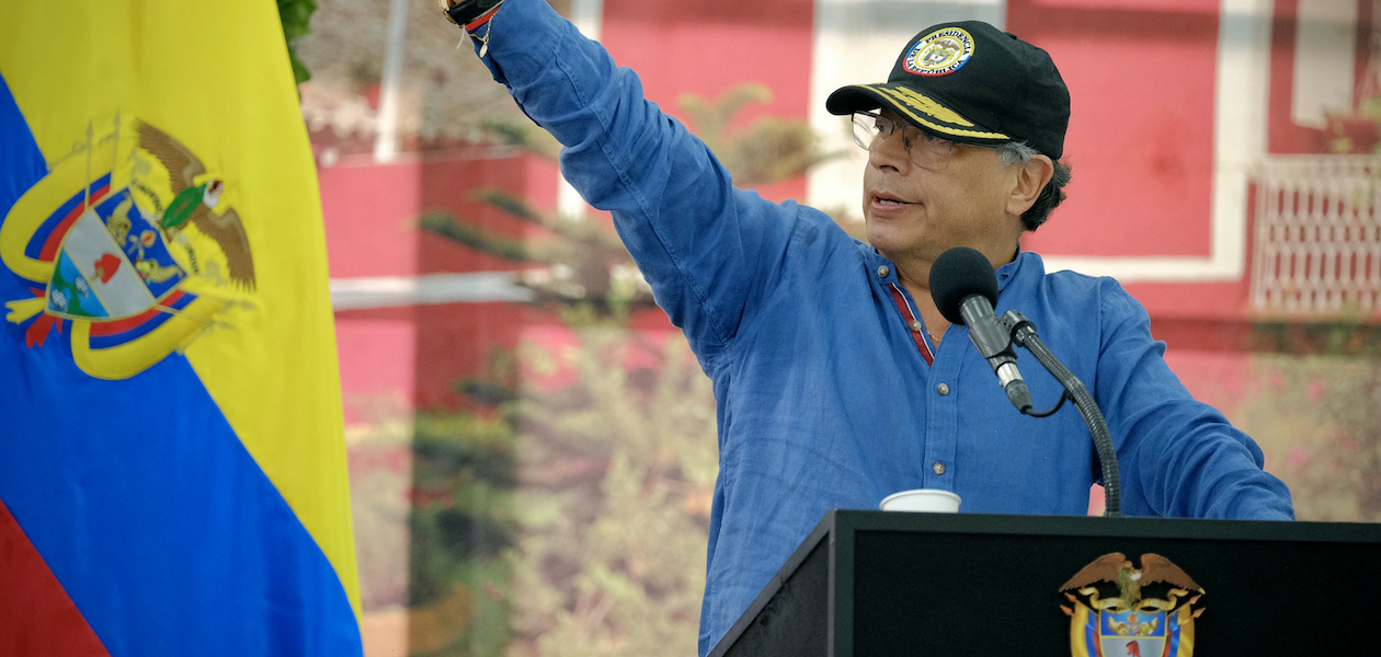 El presidente de Colombia, Gustavo Petro, en Ocaña, Colombia. Foto de JLMNoticias / EFE/ Presidencia de Colombia.