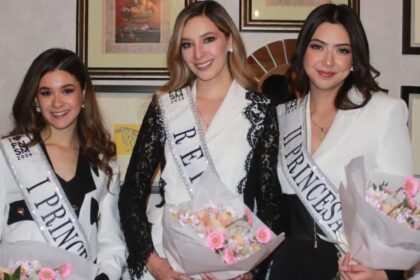 La reina y las princesas de la FNSM 2025. Foto: JLMNoticias / Patronato Feria Nacional de San Marcos 2025.
