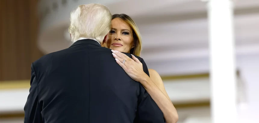 Melania Trump y su esposo, el presidente Donald Trump. Foto: JLMNoticias / EFE/EPA/ANNA MONEYMAKER