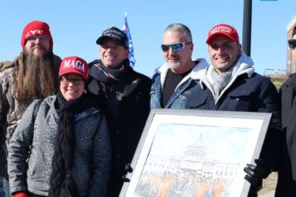 Simpatizantes del presidente Donald Trump. Foto de JLMNoticias / EFE/ Esteban Capdepon.