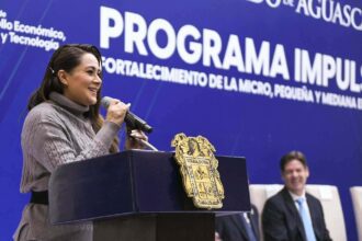 Tere Jiménez presenta firma de convenio con Bancomext para las mipymes