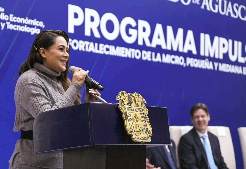 Tere Jiménez presenta firma de convenio con Bancomext para las mipymes