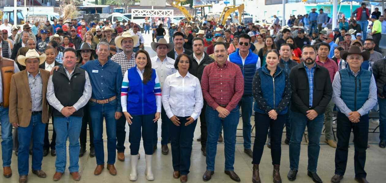 Tere Jiménez en el Programa de Construcción y Rehabilitación de Bordos, Caminos Saca-Cosecha y Brechas Cortafuego 2025