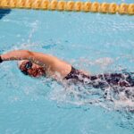 Atleta en el Selectivo Estatal de Triatlón