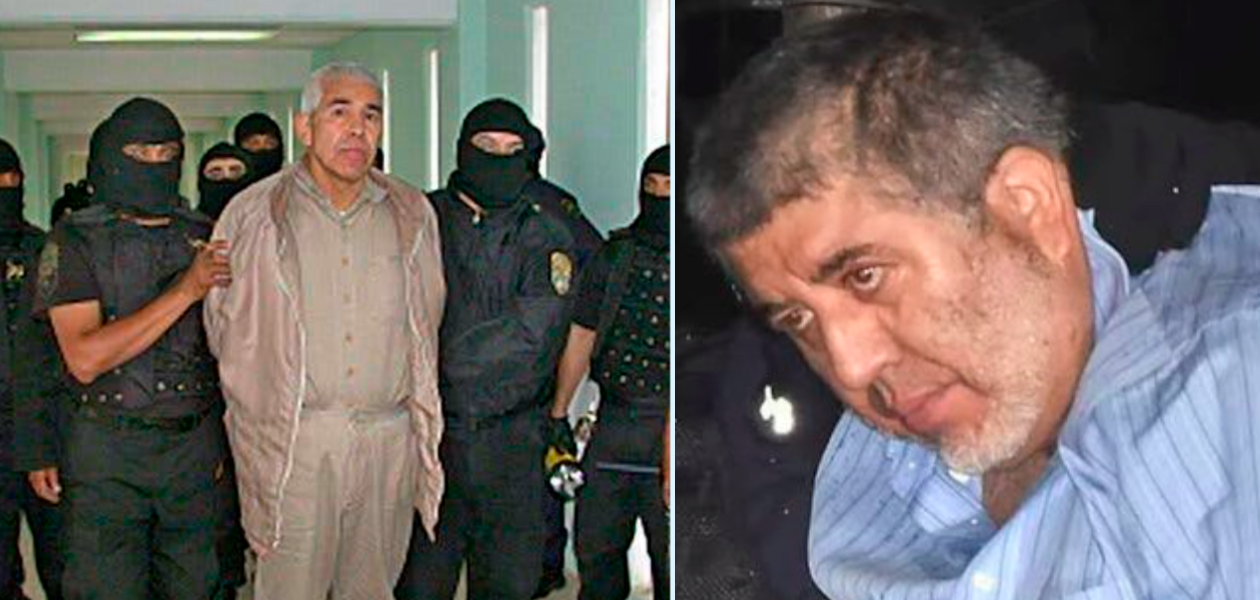 Composición de imagen que muestra a Rafael Caro Quintero, así como a Vicente Carrillo, 'El Viceroy', ambos extraditados a Estados Unidos. Foto: JLMNoticias / Especial.