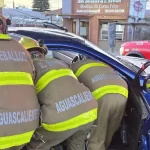 Choque en el Fraccionamiento Bugambilias. Foto: JLMNoticias / Protección Civil Municipal.