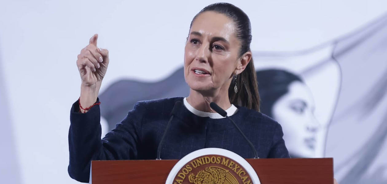 La presidenta Claudia Sheinbaum Pardo, en el Salón de Tesorería de Palacio Nacional. Foto: JLMNoticias / Agencia EL UNIVERSAL/Fernanda Rojas/ARMM