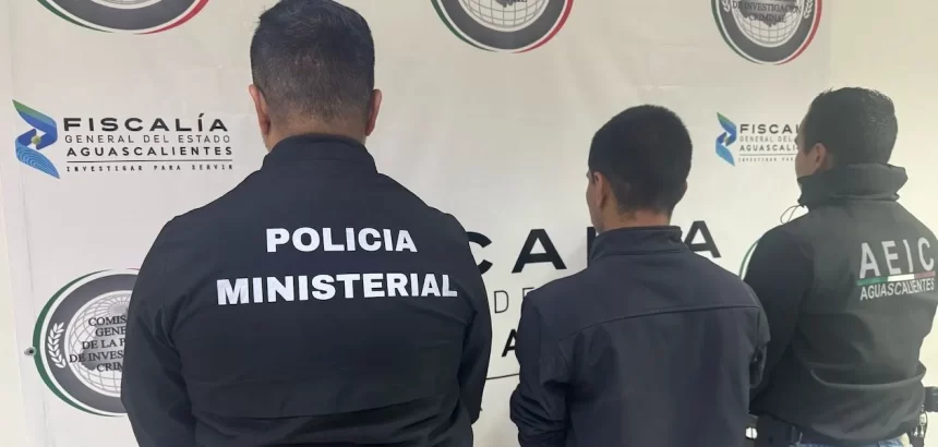 Imagen de la captura del "Robledo", por parte de la Policía Ministerial. Foto: JLMNoticias / FGEA.