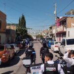 El operativo policíaco tras el enfrentamiento en el Ojocaliente III. Foto: JLMNoticias / Alberto Tapia.