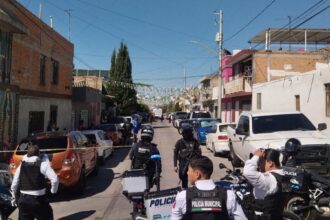 El operativo policíaco tras el enfrentamiento en el Ojocaliente III. Foto: JLMNoticias / Alberto Tapia.