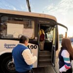 Supervisión del transporte público: La gobernadora de Aguascalientes, Tere Jiménez, realizó una supervisión de las rutas más concurridas.