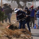 Con diferentes acciones se intervinieron el camellón central y los laterales a partir de Tercer Anillo hacia el norte