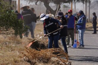 Con diferentes acciones se intervinieron el camellón central y los laterales a partir de Tercer Anillo hacia el norte