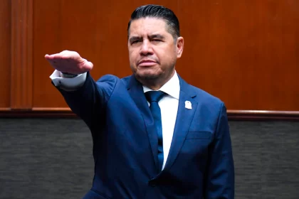 Manuel Alonso García, fiscal saliente de Aguascalientes. Foto: JLMNoticias / Congreso de Aguascalientes.