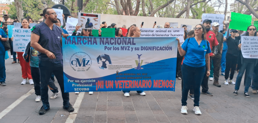 Marcha en Aguascalientes. Foto: JLMNoticias / Héctor García.