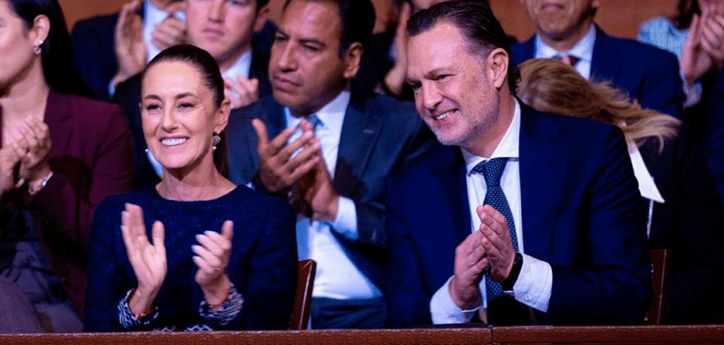 Mauricio Kuri y la presidenta, Claudia Sheinbaum. Foto: JLMNoticias / Gobierno de Querétaro.