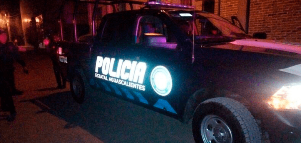 Policía Estatal en Cosío, Aguascalientes. Foto: Archivo / JLMNoticias.