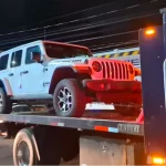 Rubicon asegurada tras robo en el norte de Aguascalientes. Foto: JLMNoticias / SSPE Aguascalientes.