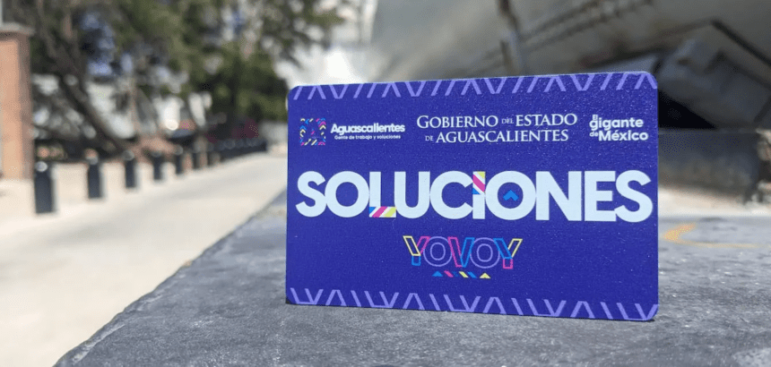 Tarjeta Soluciones YoVoy. Foto: JLMNoticias / Hidrocálidodigital.