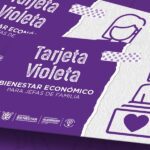Tarjeta Violeta Bienestar. Foto: JLMNoticias / Secretaría del Bienestar.