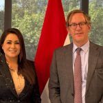 La gobernadora del estado Tere Jiménez se reúne con el embajador de los países bajos en México, Wilfred Mohr