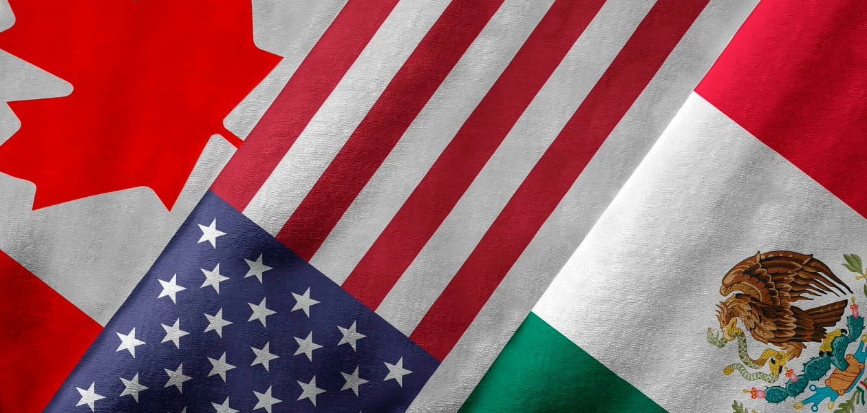 Foto ilustrativa de Canadá, Estados Unidos y México. Responden Canadá, México y China a la entrada en vigor de aranceles de Trump. Foto: JLMNoticias / Especial.