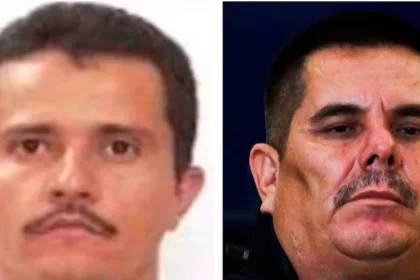 Nemesio Oseguera Cervantes 'El Mencho' y José de Jesús Méndez "El Chango". Foto: JLMNoticias / Especial.