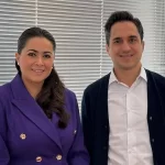 Tere Jiménez, sostuvo una reunión con el director general de Banobras, Jorge Mendoza Sánchez