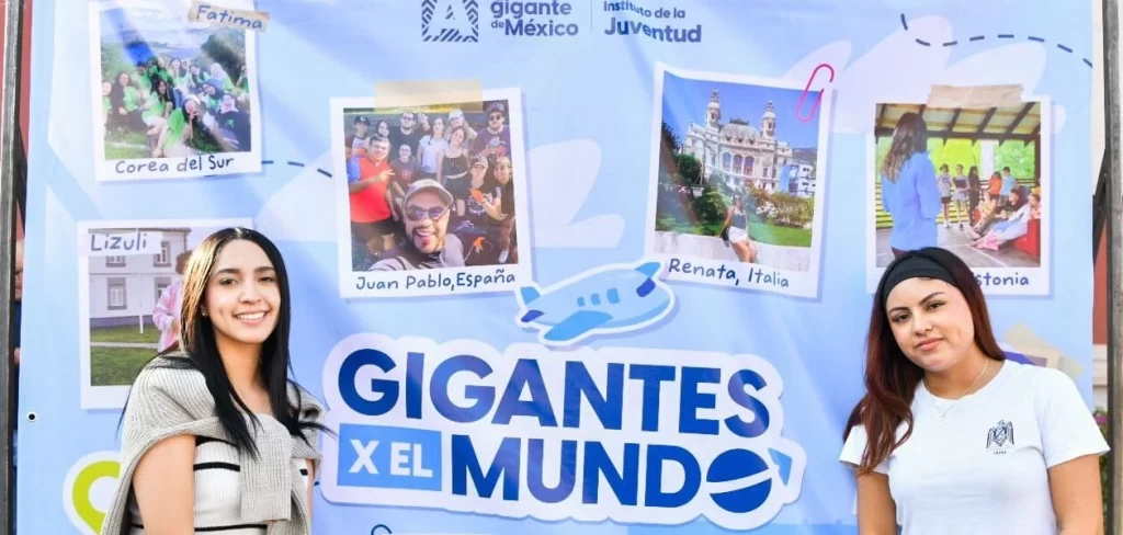 Jóvenes que participaron el programa “Gigantes por el Mundo”
