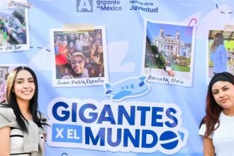 Jóvenes que participaron el programa “Gigantes por el Mundo”