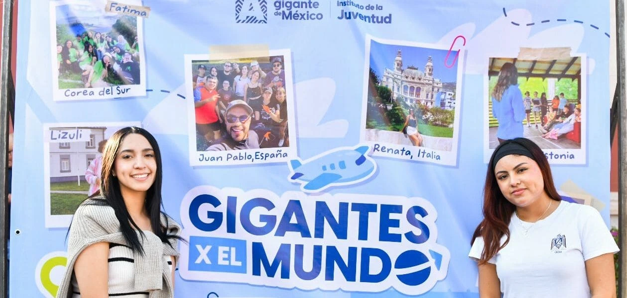 Jóvenes que participaron el programa “Gigantes por el Mundo”