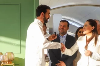 Tere Jiménez, encabezó la inauguración de la Expo Industrial, Comercial y Turística de la Feria Nacional de San Marcos 2025