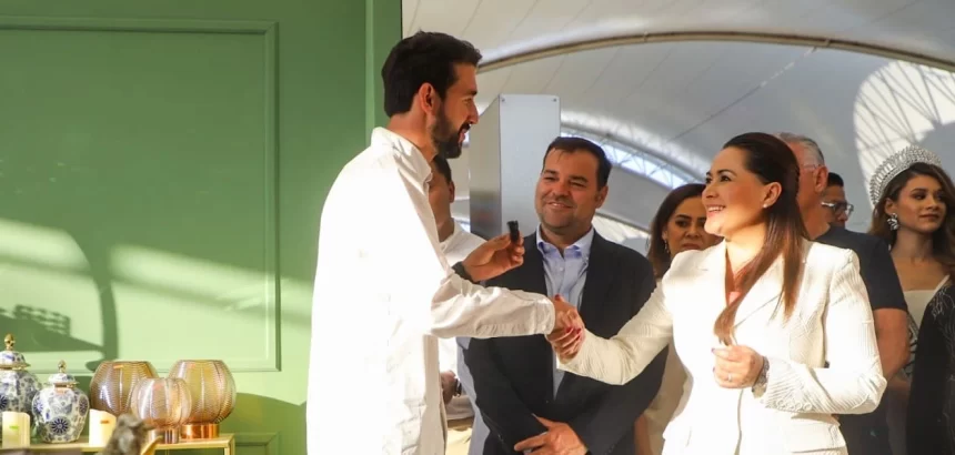 Tere Jiménez, encabezó la inauguración de la Expo Industrial, Comercial y Turística de la Feria Nacional de San Marcos 2025