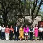 Tere Jiménez y los presidentes municipales de Aguascalientes