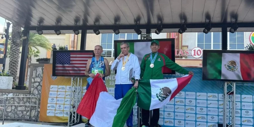 Atletas de Aguascalientes destacan en el Campeonato Mundial Másters en Pista Cubierta 2025